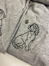 Load image into Gallery viewer, Various Breeds - Outline Bee Dog Breed T-Shirts