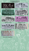 Load image into Gallery viewer, DOODLE STYLE SWEATSHIRT - Various Breeds- Dogs Sweatshirt - Embroidered sweater for dog lovers