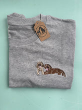 Load image into Gallery viewer, Dog Breed Full Colour T-Shirt- Embroidered organic cotton tee for dog lovers