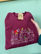 Load image into Gallery viewer, Christmas Time Dogs Sweatshirt - Festive dogs sweater for dog lovers