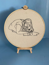 Load image into Gallery viewer, Custom Embroidered Decorative Hoop - Display your special memories in your home