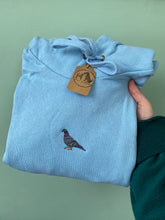 Load image into Gallery viewer, Solo Pigeon Hoodie - Sky Blue - XL