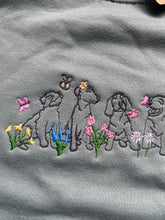Load image into Gallery viewer, Imperfect Spring Puppies Sweatshirt - Size S- Dusty Green