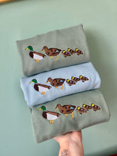 Load image into Gallery viewer, Mallard Duck Sweatshirt- cute little duck family gifts