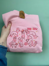 Load image into Gallery viewer, Yee Haw - Dogs Disco Cowgirl / Cowboy Sweatshirt for dog and cowgirl lovers