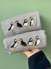 Load image into Gallery viewer, Puffin Embroidered Sweatshirt - Puffin gifts for puffin lovers.