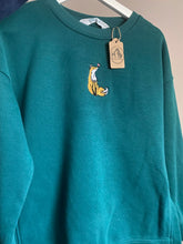 Load image into Gallery viewer, PRE-LOVED ‘fox’ green sweatshirt