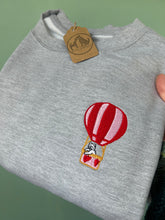 Load image into Gallery viewer, Dog Hot Air Balloon Sweatshirt - Embroidered sweater for dog lovers