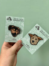 Load image into Gallery viewer, Custom Pet Embroidered Sew on / Iron on Patch - For up-cycling projects.