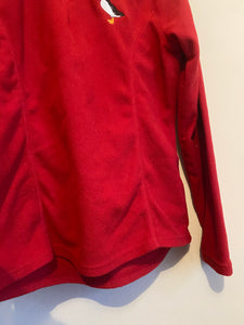 PRE-LOVED ‘puffin’ red thin fleece