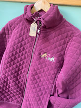 Load image into Gallery viewer, PRE-LOVED - Full Colour Puppy Fleece- burgundy