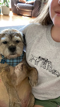 Load image into Gallery viewer, DOODLE STYLE SWEATSHIRT - Various Breeds- Dogs Sweatshirt - Embroidered sweater for dog lovers