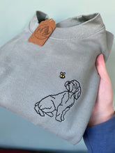 Load image into Gallery viewer, Cockapoo Outline Sweatshirt - Gifts for cockapoo owners and lovers.