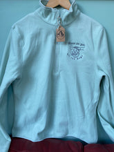 Load image into Gallery viewer, PRE-LOVED - ‘Here to Pet all the Dogs’ Thin Fleece - Mint