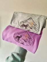 Load image into Gallery viewer, Adventure Dogs Sweatshirt - various breeds- Embroidered sweater for dog lovers, hikers, campers and adventurers