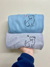 Load image into Gallery viewer, OUTLINE STYLE SWEATSHIRT - Various Breeds- Dogs Sweatshirt - Embroidered sweater for dog lovers