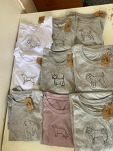 Load image into Gallery viewer, Silhouette Dog Breed T-Shirts