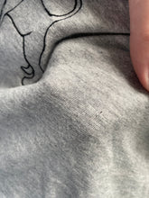 Load image into Gallery viewer, IMPERFECT- Jack Russell Silhouette  T-shirt -M GREY