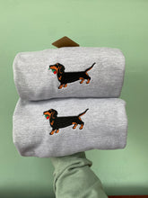 Load image into Gallery viewer, Embroidered Dachshund Sweatshirt - Gift for Sausage dog owners/ lovers