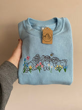 Load image into Gallery viewer, DOODLE - Wildflower Dogs Sweatshirt - Embroidered sweater for dog lovers