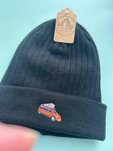 Load image into Gallery viewer, Campervan Embroidered Beanie Hat- cute adventure beanie