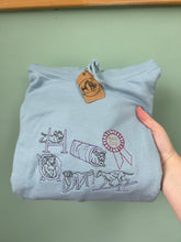 Load image into Gallery viewer, Agility Dogs Hoodie - Sky Blue
