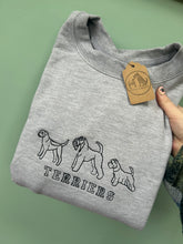 Load image into Gallery viewer, Dog Breed Group Embroidered Sweatshirt - Gundog, Pastoral, Terrier, Toy, Utility, Hound and Working dog groups