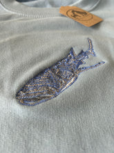 Load image into Gallery viewer, IMPERFECT whale Shark Sweatshirt - Sky Blue - M