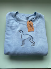 Load image into Gallery viewer, SILHOUETTE STYLE SWEATSHIRT - Various Breeds- Dogs Sweatshirt - Embroidered sweater for dog lovers