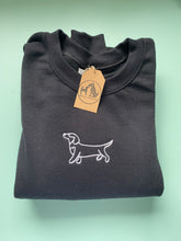 Load image into Gallery viewer, SILHOUETTE STYLE SWEATSHIRT - Various Breeds- Dogs Sweatshirt - Embroidered sweater for dog lovers