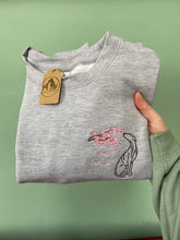 Load image into Gallery viewer, Dog Blossom Sweatshirt - Various Breeds- Embroidered sweater for dog lovers