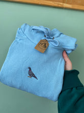 Load image into Gallery viewer, Solo Pigeon Hoodie - Sky Blue - XL