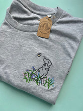 Load image into Gallery viewer, Dogs Bluebells T-Shirt- Various Breeds- Embroidered tee for dog lovers