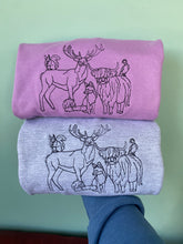 Load image into Gallery viewer, Scottish Wildlife Embroidered Sweatshirt - Scottish Gifts