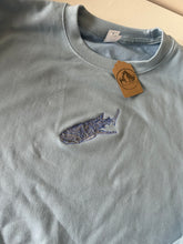 Load image into Gallery viewer, IMPERFECT whale Shark Sweatshirt - Sky Blue - M