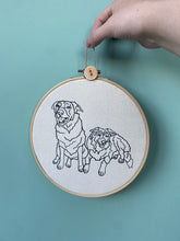 Load image into Gallery viewer, Custom Embroidered Decorative Hoop - Display your special memories in your home
