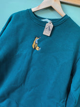 Load image into Gallery viewer, PRE-LOVED ‘fox’ green sweatshirt