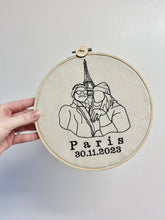Load image into Gallery viewer, Custom Embroidered Decorative Hoop - Display your special memories in your home