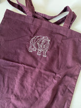 Load image into Gallery viewer, OLD STOCK RHINO TOTE BAG - Plum