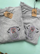 Load image into Gallery viewer, Barkula - ANY BREED - sweatshirt OR t-shirt for Halloween and dog lovers