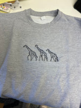Load image into Gallery viewer, IMPERFECT Giraffe  Sweatshirt - Grey- M