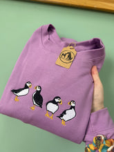 Load image into Gallery viewer, Puffin Embroidered Sweatshirt - Puffin gifts for puffin lovers.