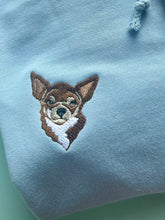 Load image into Gallery viewer, Custom Full Colour Pet Face Embroidered Sweatshirt