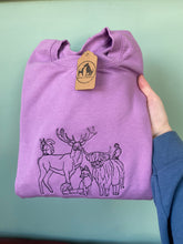 Load image into Gallery viewer, Scottish Wildlife Embroidered Sweatshirt - Scottish Gifts