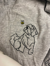 Load image into Gallery viewer, Various Breeds - Outline Bee Dog Breed T-Shirts