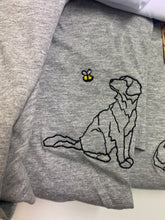 Load image into Gallery viewer, Various Breeds - Outline Bee Dog Breed T-Shirts