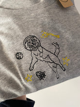 Load image into Gallery viewer, Intergalactic Dogs T-shirt - Space Golden Retriever

