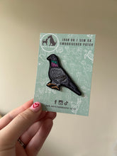 Load image into Gallery viewer, Ready to Ship - Bird Embroidered Sew on / Iron on Patch