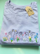 Load image into Gallery viewer, Wildflower Puppies Organic T-Shirt- Gifts for dog lovers and owners.