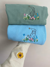 Load image into Gallery viewer, OUTLINE STYLE - Wildflower Dogs Sweatshirt - Embroidered sweater for dog lovers